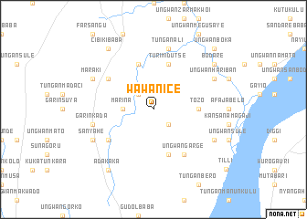 map of Wawan Ice