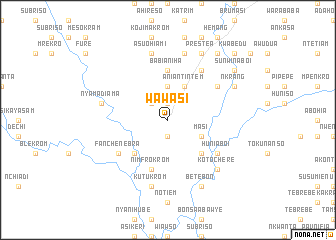 map of Wawasi