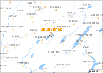 map of Wawayanda