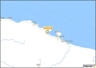 map of Wawa