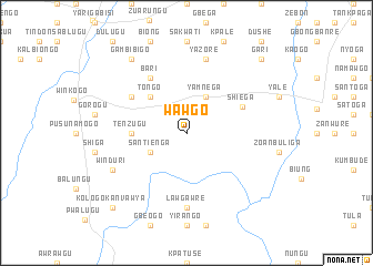 map of Wawgo