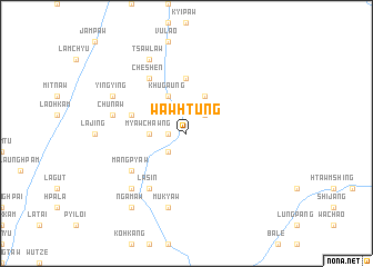 map of Wawhtung