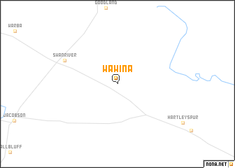 map of Wawina