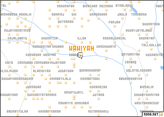 map of Wāwīyah