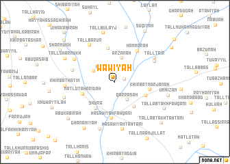 map of Wāwīyah