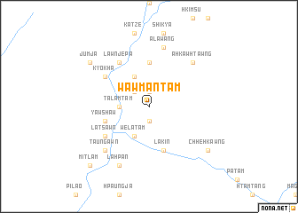 map of Wawmāntām