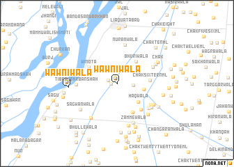 map of Wawniwāla