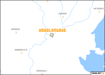 map of Wawolandawe