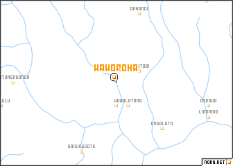 map of Waworoha