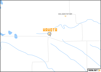 map of Wawota