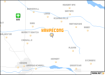 map of Wawpecong