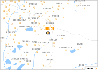 map of Wāwri