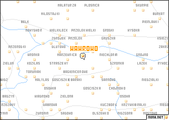 map of Wawrowo