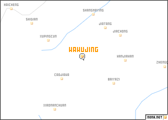 map of Wawujing