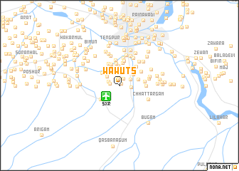map of Wawuts