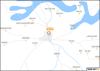 map of Wāw