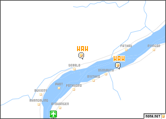map of Wāw