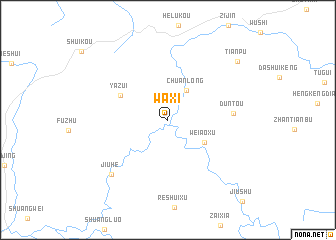 map of Waxi