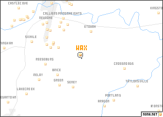 map of Wax