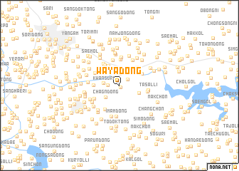 map of Waya-dong