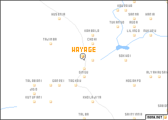 map of Wayage