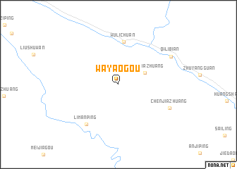 map of Wayaogou