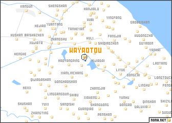 map of Wayaotou