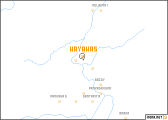 map of Wayawás