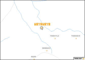 map of Waya Waya