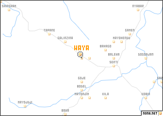 map of Waya