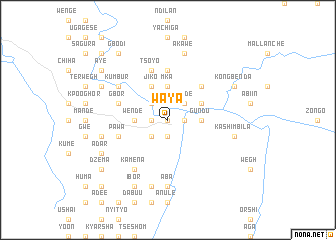 map of Waya