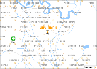 map of Wayindok