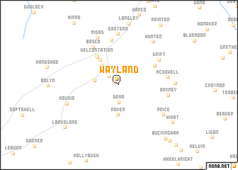 map of Wayland