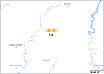 map of Wayom