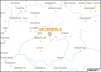 map of Wayonbinlè