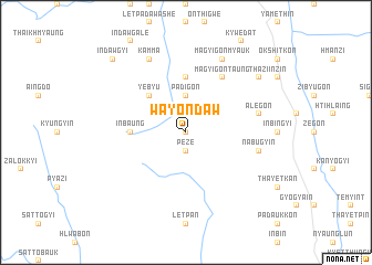 map of Wayondaw