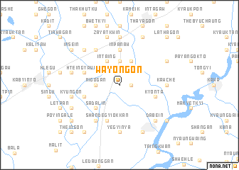 map of Wayongon