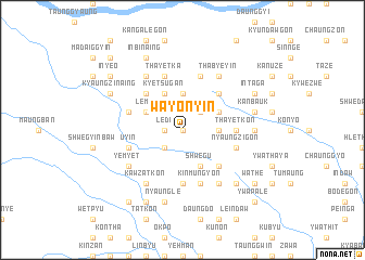 map of Wayonyin