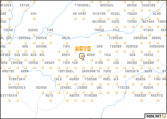 map of Wayo