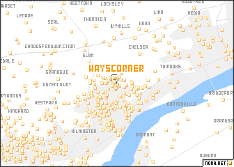 map of Ways Corner