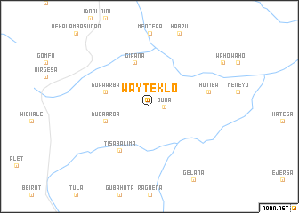 map of Wayteklo