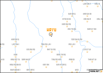 map of Wayu