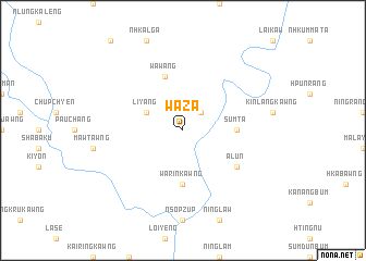 map of Waza