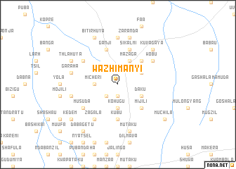 map of Wazhimanyi