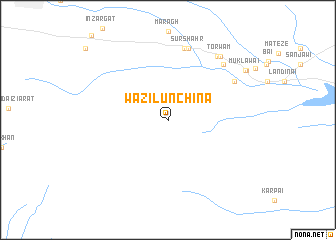 map of Wazilun Chīna