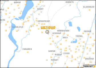 map of Wazīpur