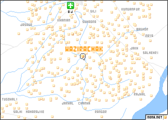 map of Wazīra Chak