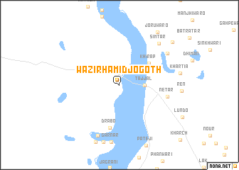 map of Wazīr Hāmid Jo Goth