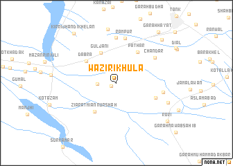 map of Wazīri Khula