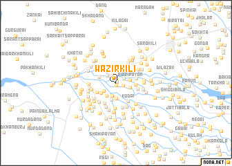 map of Wazīr Kili